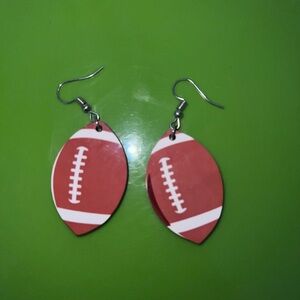 Football Shaped Earrings